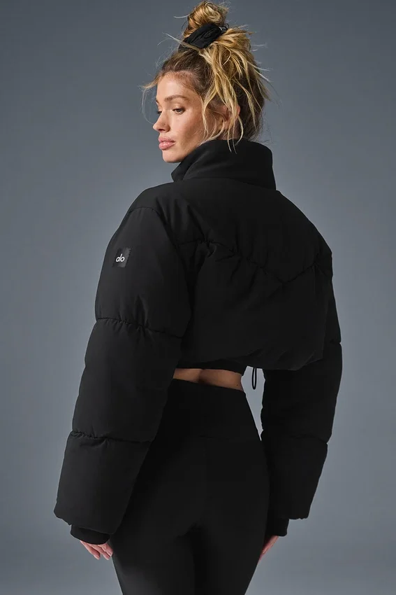 Main Act Corset Puffer – Svart
