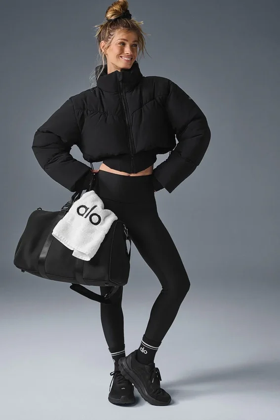 Main Act Corset Puffer – Svart
