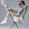 Make Waves-hettegenser – Athletic Heather Grey Tonal