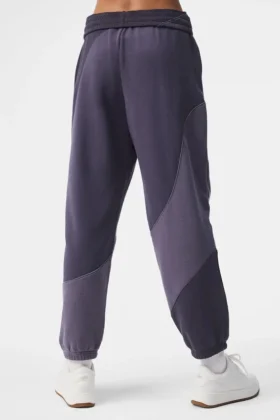 Make Waves joggebukser – italiensk plomme, ton-i-ton