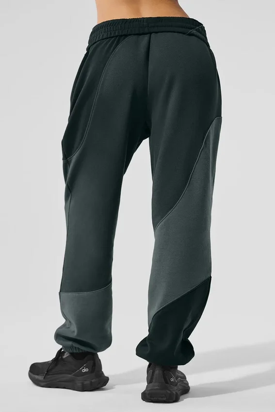 Make Waves joggebukser – Kullgrønn ton-i-ton