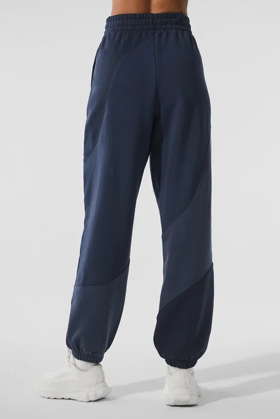 Make Waves joggebukser – Navy Tonal
