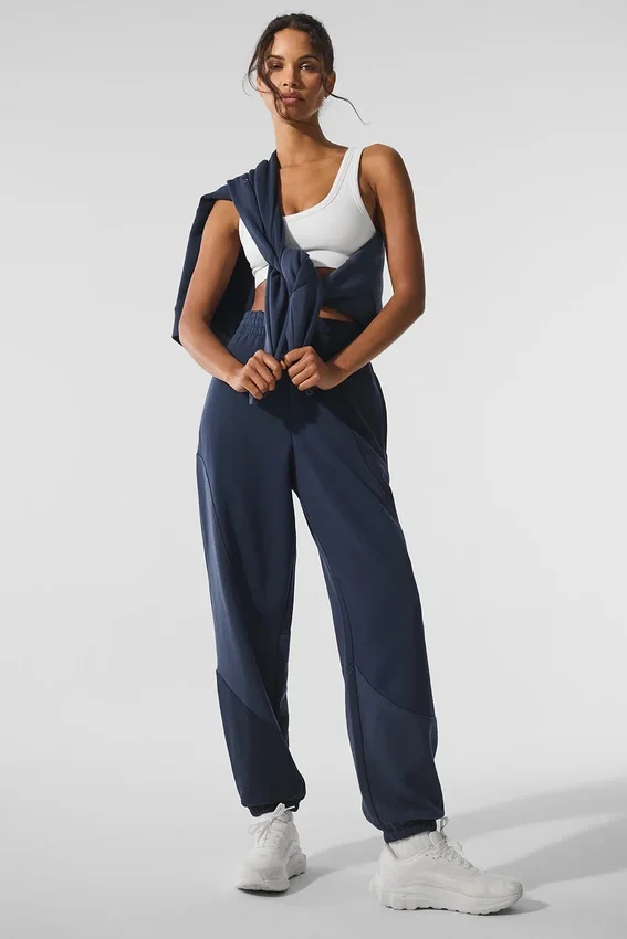 Make Waves joggebukser – Navy Tonal
