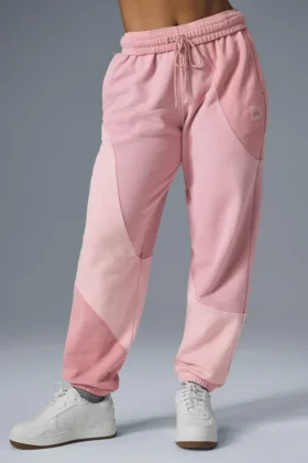 Make Waves joggebukser – solnedgangsrosa tonet