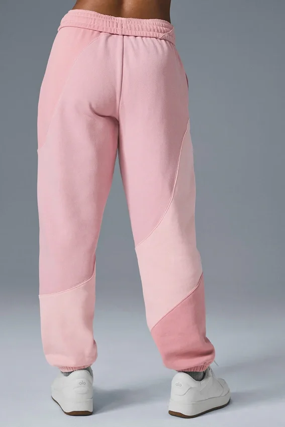 Make Waves joggebukser – solnedgangsrosa tonet