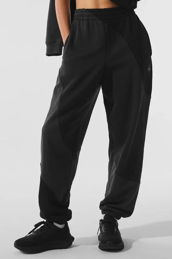 Make Waves joggebukser – Vintage Black Tonal