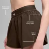 Match Point Shorts – Espresso