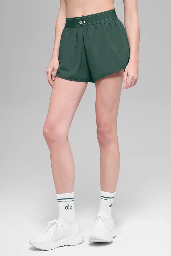 Match Point Shorts – kløvergrønn