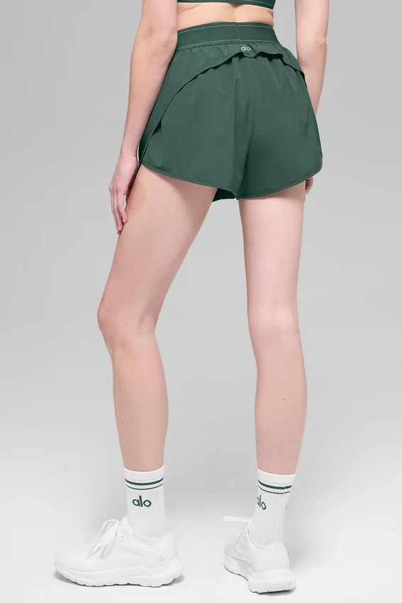 Match Point Shorts – kløvergrønn