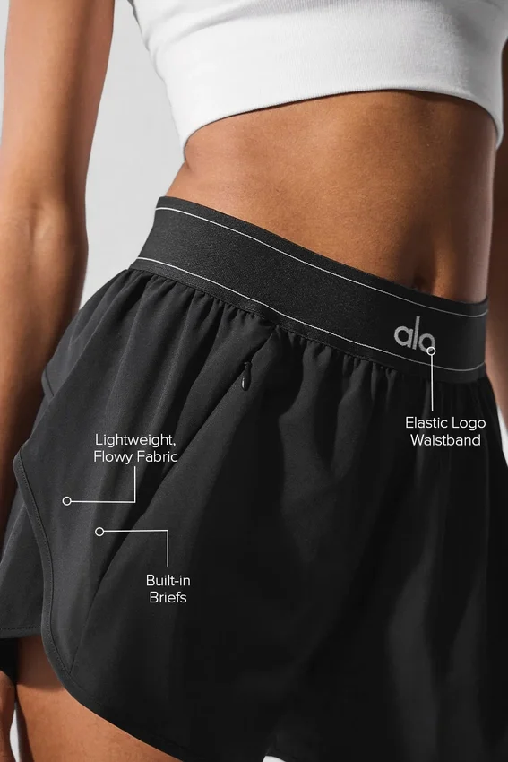 Match Point Shorts – Svart