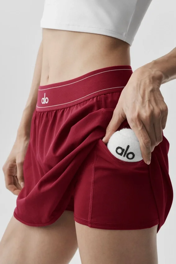 Match Point tennisskjørt – Summer Romance Red