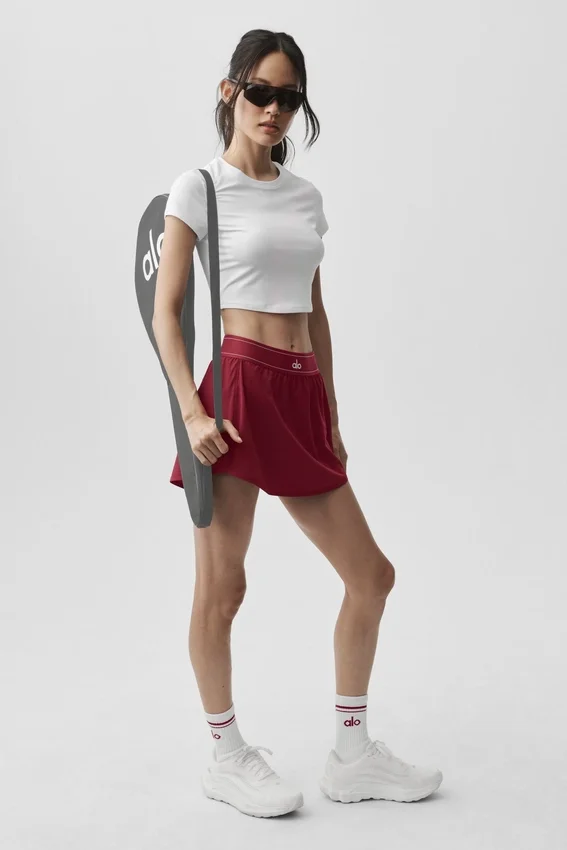 Match Point tennisskjørt – Summer Romance Red