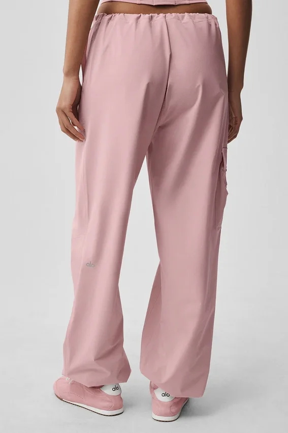 Megastar-cargobukser med lav midje – Vintage Pink
