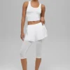 Mesh Front Runner 2-i-1-shorts – hvit
