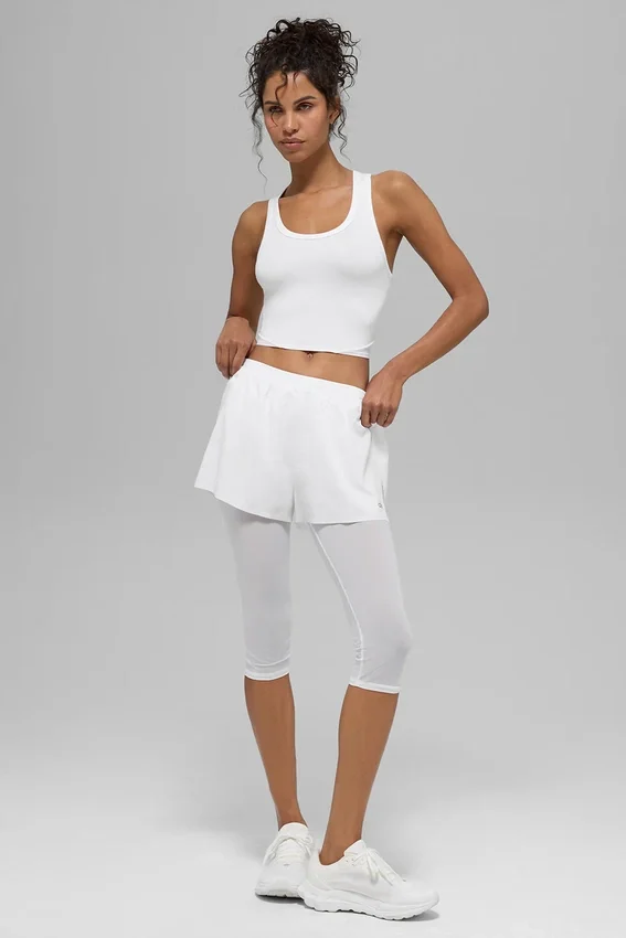 Mesh Front Runner Singleter – hvit