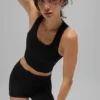 Mesh Front Runner-tanktop – svart