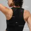 Mesh Front Runner-tanktop – svart