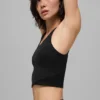 Mesh Front Runner-tanktop – svart