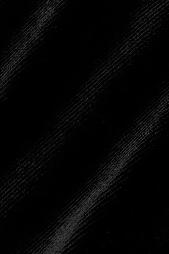 Micro Corduroy Dreamer-BH – svart