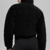 Micro Corduroy Dreamy Puffer – Svart