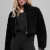 Micro Corduroy Dreamy Puffer – Svart