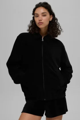 Micro Corduroy on Duty-jakke – svart