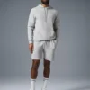 Micro Waffle Fast Break-hettegenser – Athletic Heather Grey