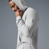 Micro Waffle Fast Break-hettegenser – Athletic Heather Grey