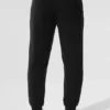 Micro Waffle Fast Break Jogger – svart