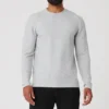 Micro Waffle Fast Break langermet T-skjorte – Athletic Heather Grey