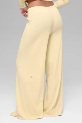 Mid-Rise Dreamlight Straight Bukser – Candlelight Yellow