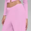Mid-Rise Dreamlight Straight Bukser – Candy Heart Pink
