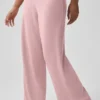 Mid-Rise Dreamlight Straight Bukser – Vintage Pink