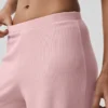 Mid-Rise Dreamlight Straight Bukser – Vintage Pink