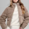Mikro-corduroy Dreamy Puffer – Chai Latte