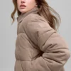 Mikro-corduroy Dreamy Puffer – Chai Latte