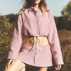 Mikroskjørt med lav midje og lav midje – Vintage Pink