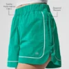 Motivate Track Shorts – Granskoggrønn/hvit