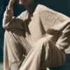 Muse genser med rund hals – Gravel Heather