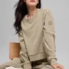 Muse genser med rund hals – Gravel Heather