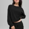 Muse genser med rund hals – svart