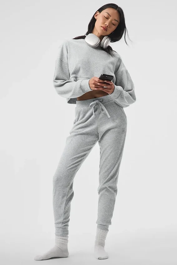 Muse joggebukser – Athletic Heather Grey