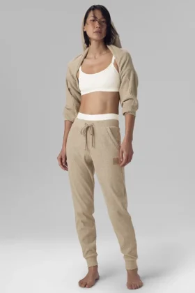 Muse joggebukser – Gravel Heather