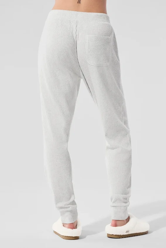 Muse joggebukser – hvit melert