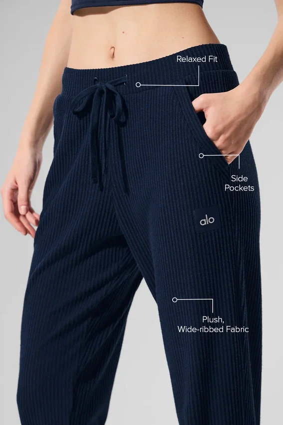 Muse-joggebukser – marineblå