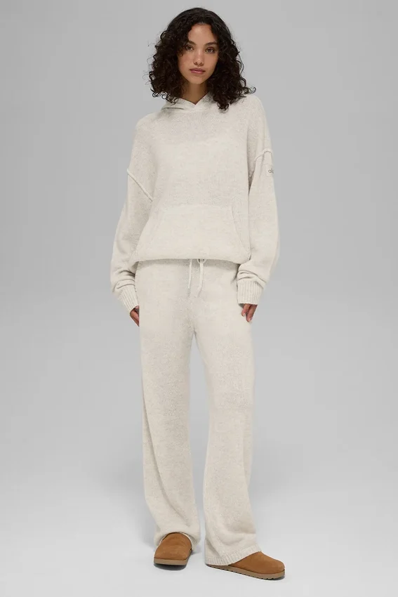 New Class-hettegenser i ull og kashmir – Bone Heather