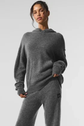 New Class-hettegenser i ull og kashmir – Platinum Grey