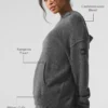 New Class-hettegenser i ull og kashmir – Platinum Grey