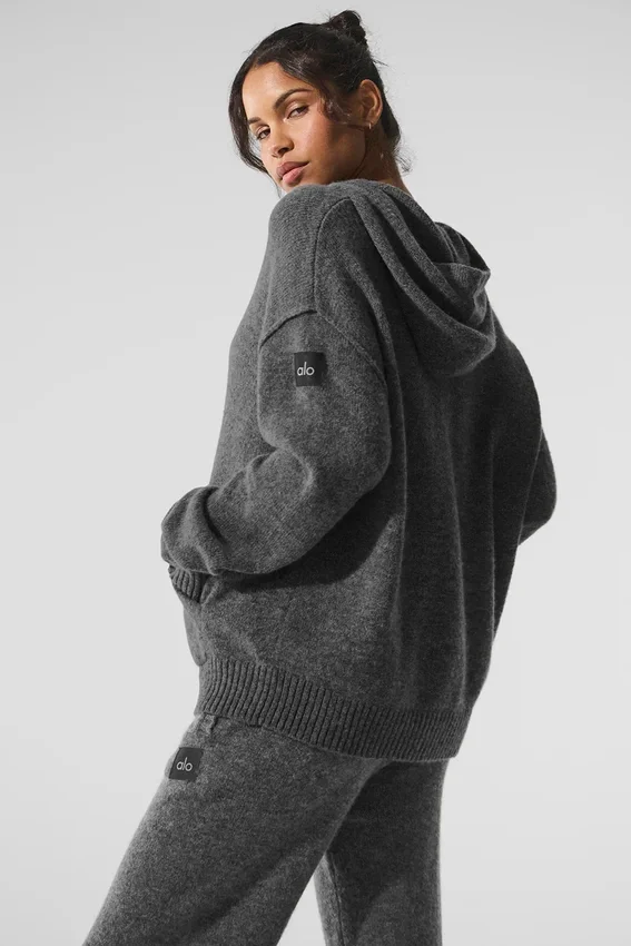 New Class-hettegenser i ull og kashmir – Platinum Grey