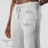 New Class-joggebukser i ull og kashmir – Pearl Grey Heather
